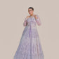 Albion Women’s Lavender Luxury Embroidered Party & Wedding Wear Lehenga Set