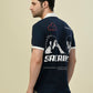 Albion Premium Cyan Navy Men T-Shirt