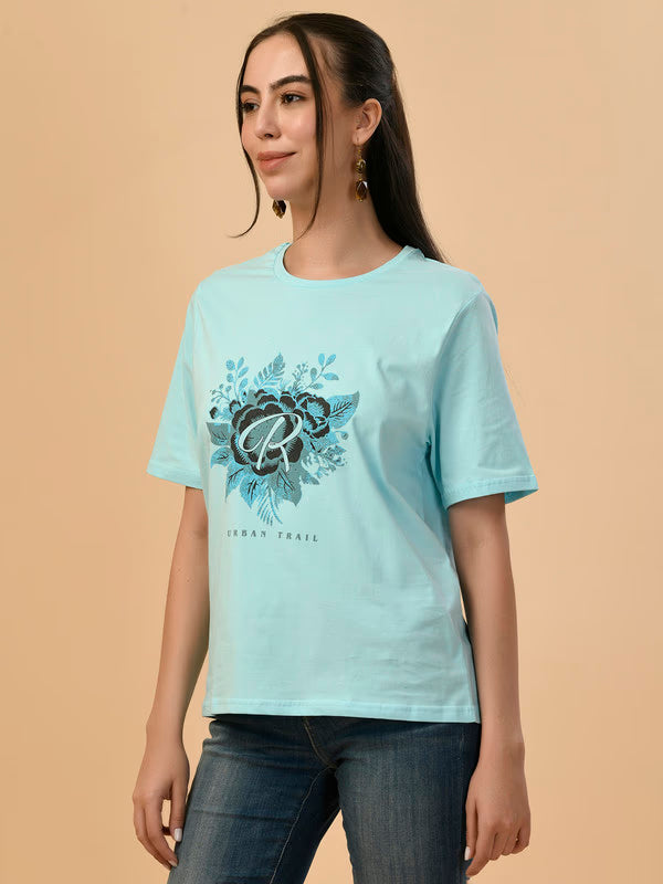 Albion Premium Ladies Aqua Regular T-Shirt