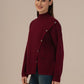 Women’s Woolen Knit Sweater – Elegant & Ultra-Soft Albion Wear_WINE