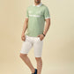 ALBION Men’s Vintage T-Shirt - Retro Look & Comfortable Fit - Green