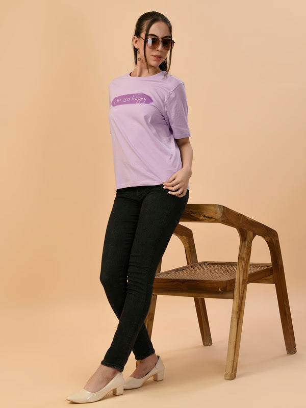 Albion Premium Ladies Purple Regular T-Shirt