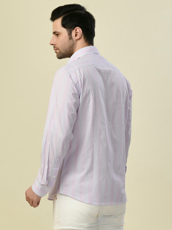 Albion Premium Cafe Purple Men Shirt