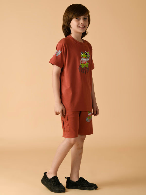 Albion Premium Boys Rust Co-ord set