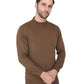 Albion Mens Winter Fawn Pullover – Full Sleeve Sweater
