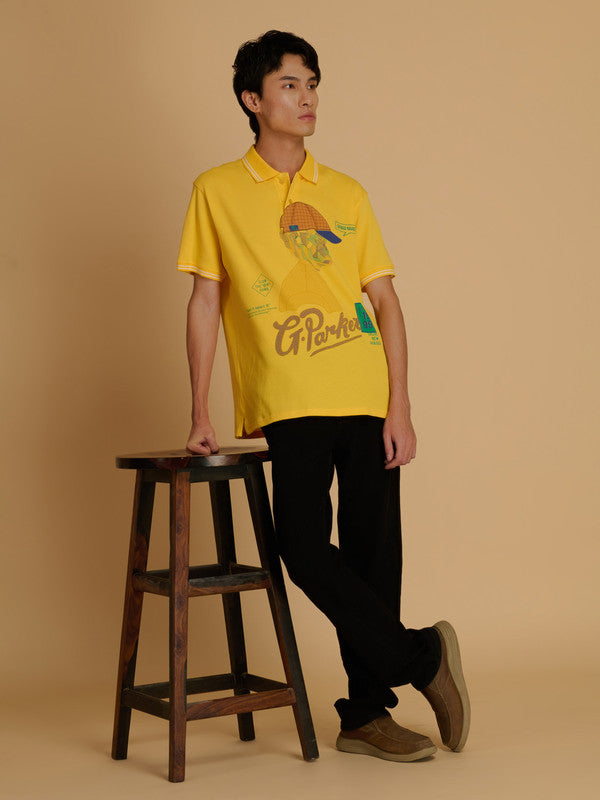 Albion Premium Cyan Mango Men T-Shirt