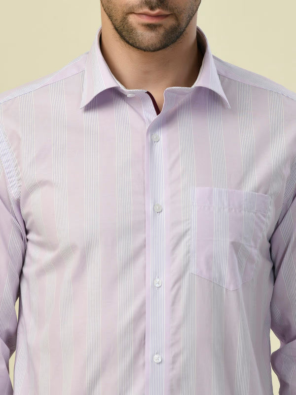 Albion Premium Cafe Purple Men Shirt