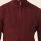 Albion Men’s Classic Fit Pullover – Durable, Stylish, and Comfortable_Wine